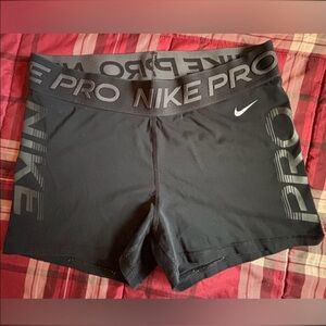 Nike Pro Women's Black Athletic Shorts